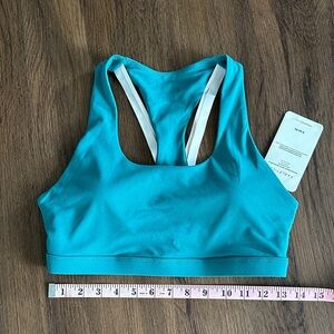 Fabletics Teal Sports Bra - Kessler Medium Impact Sports Bra II